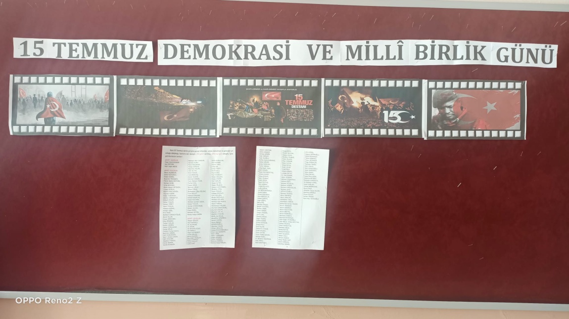 15 TEMMUZ DEMOKRASİ VE MİLLİ BİRLİK GÜNÜ